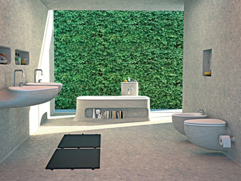 Amusing-Eco-Friendly-Bathroom-Design-With-vertical-garden-decor
