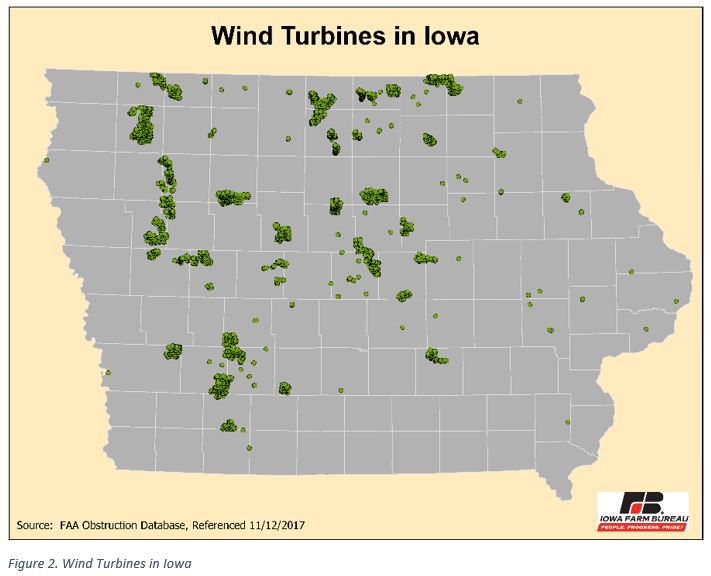 FIG 2 WIND TURBINES IN IA