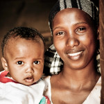 African Mother and Child